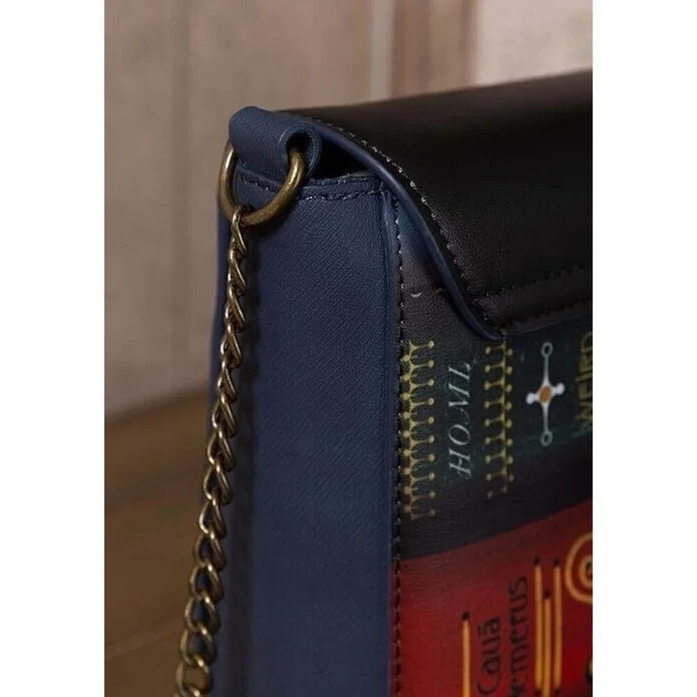 Loungefly Fantastic Beasts Magical Books Chain Strap Crossbody Bag Purse